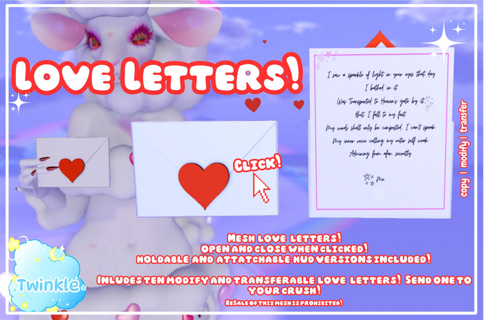 *Twinkle* Love Letters! 