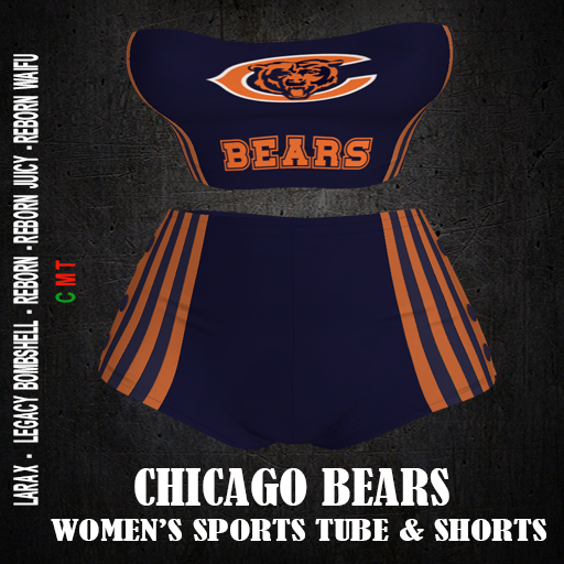CHICAGO BEARS  -  Women's Sports Tube and Shorts