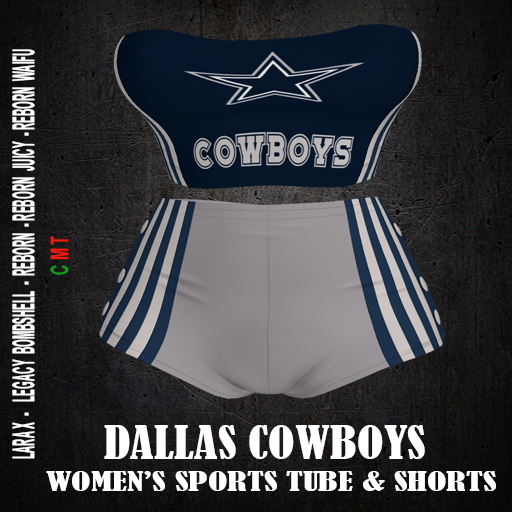 DALLAS COWBOYS  -  Women's Sports Tube and Shorts