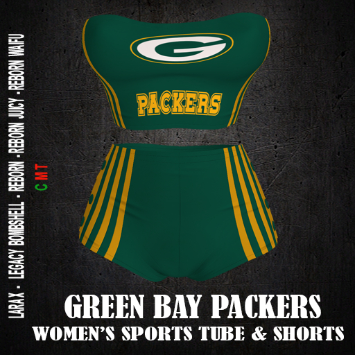 GREEN BAY PACKERS  -  Women's Sports Tube and Shorts
