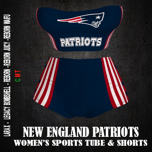 NEW ENGLAND PATRIOTS  -  Women's Sports Tube and Shorts