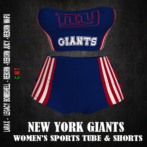 NEW YORK GIANTS  -  Women's Sports Tube & Shorts