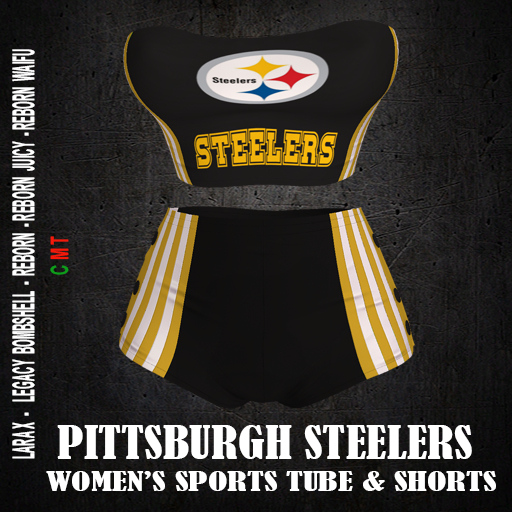 PITTSBURGH STEELERS  -  Women's Sports Tube & Shorts