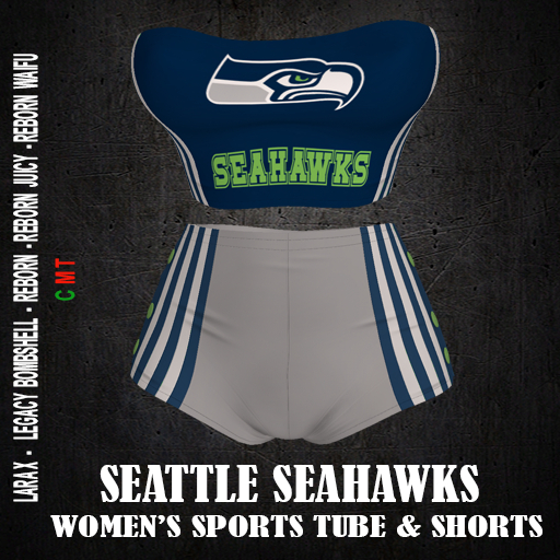 SEATTLE SEAHAWKS  -  Women's Sports Tube & Shorts