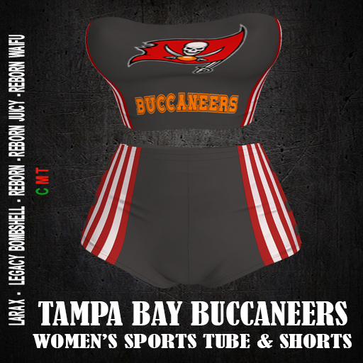 TAMPA BAY BUCCANEERS  -  Women's Sports Tube & Shorts