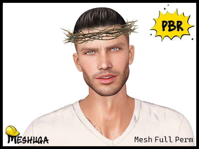 Meshuga PBR Metal Crown of Thorns FULL PERM MESH