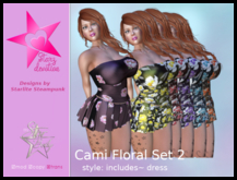 SD2 Cami  Floral Set 2 Dress Skirt