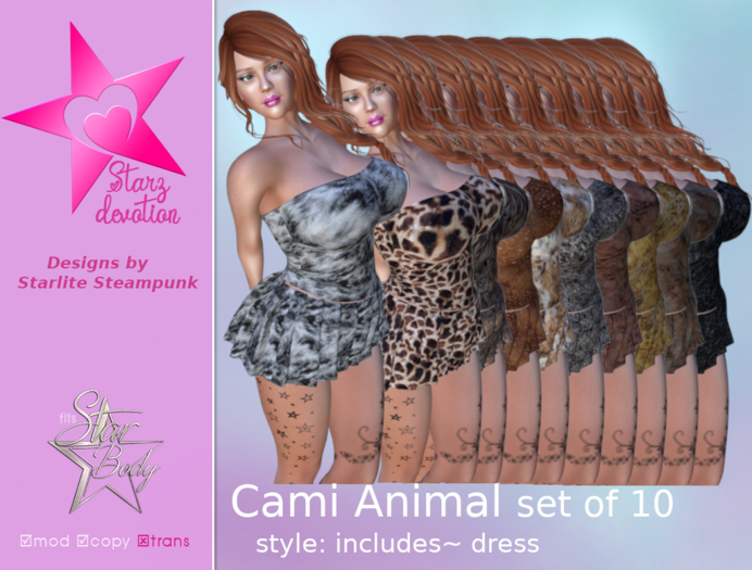 SD2 Cami Animal Dress Skirt