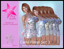 SD2 Cami  Floral Set 3 Dress Skirt