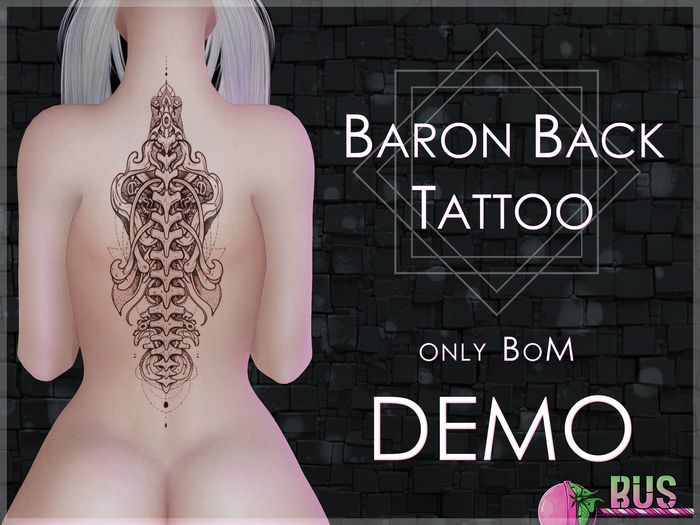 [bus] BARON Back Tattoo DEMO {BoM}