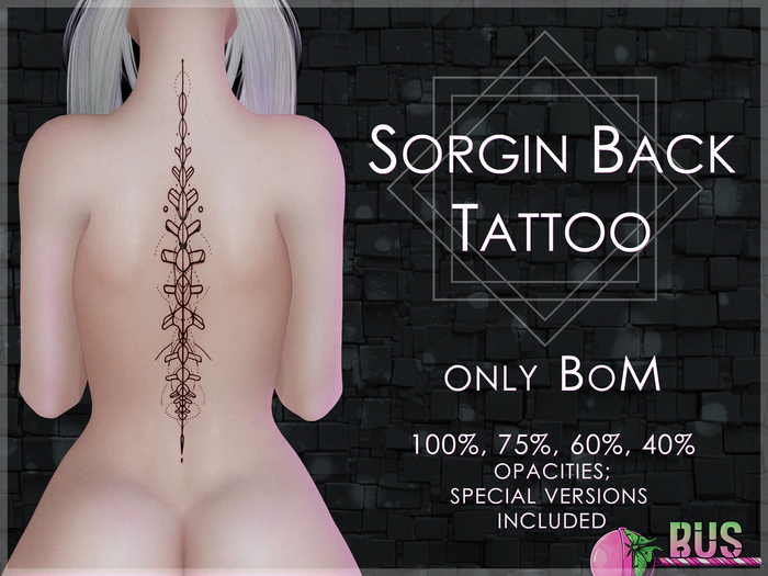 [bus] SORGIN Back Tattoo {BoM}