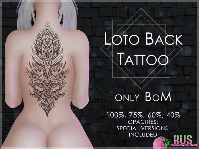 [bus] LOTO Back Tattoo {BoM}