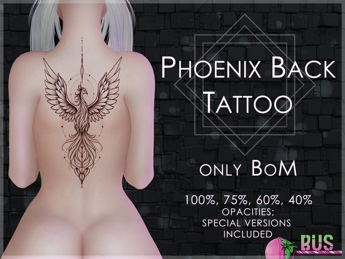 [bus] PHOENIX Back Tattoo {BoM}
