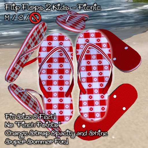 R(S)W Flip Flop 2 Kids - Picnic