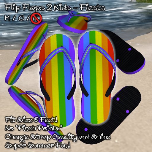 R(S)W Flip Flop 2 Kids - Pride