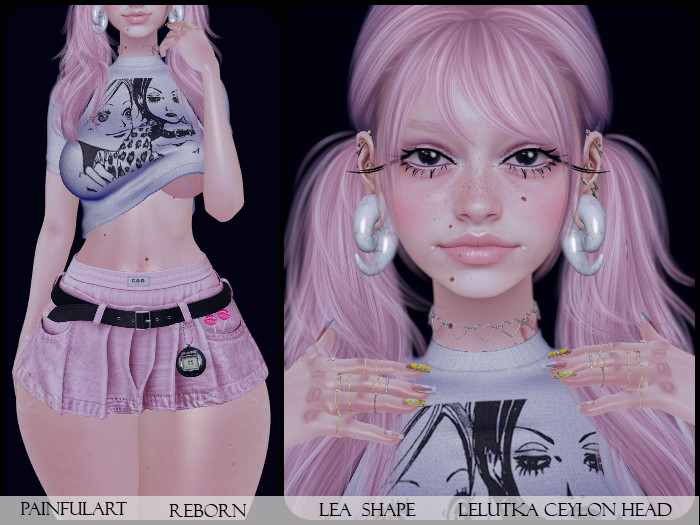 ~PAINFUL ART~ - Lea Shape -LeLUTKA Ceylon Head