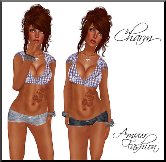✦CLEARANCE✦ Amour Fashion - Charm Outfit Purple