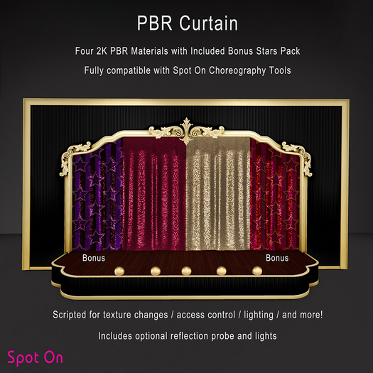 Spot On PBR Curtain