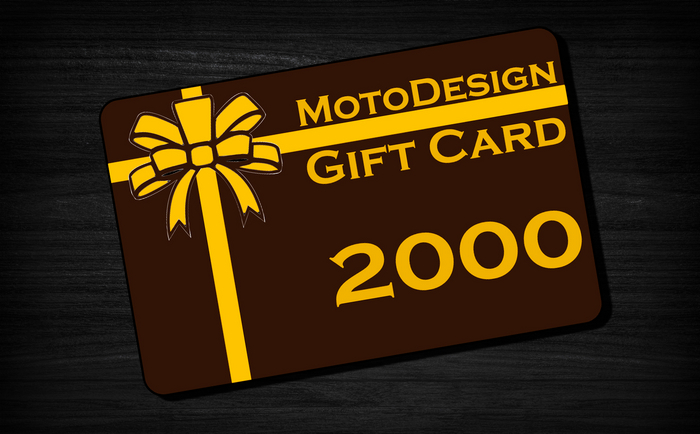 MotoDesign - GIFT CARD - 2000 L