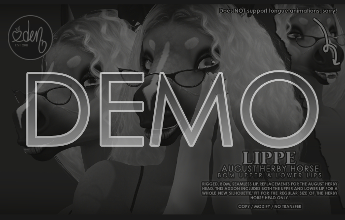 eden. // Lippe - August Herby Horse DEMO