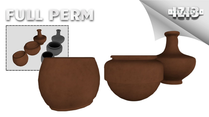 Vase Set - Mesh (Full Perm)