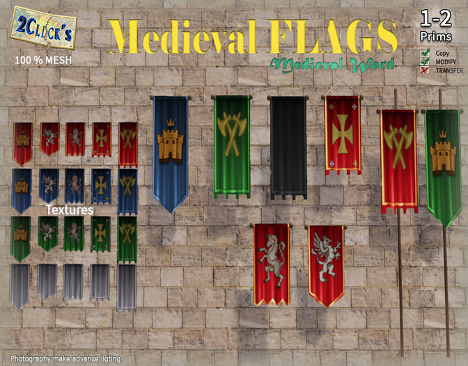 MEDIEVAL FLAGS PACK