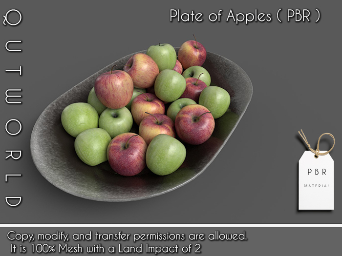 .::QUTWORLDT Plate of Apples_PBR::.FP