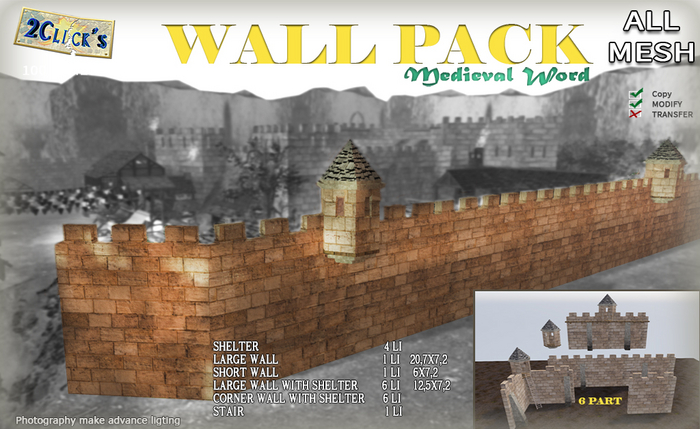 MEDIEVAL WALL PACK