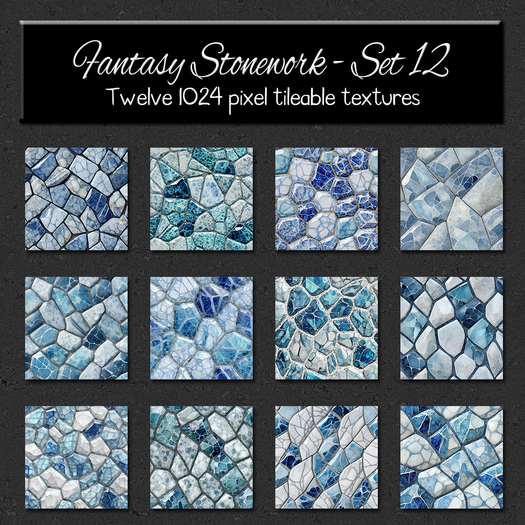 *Wallflowers* Fantasy Stonework - Set 12