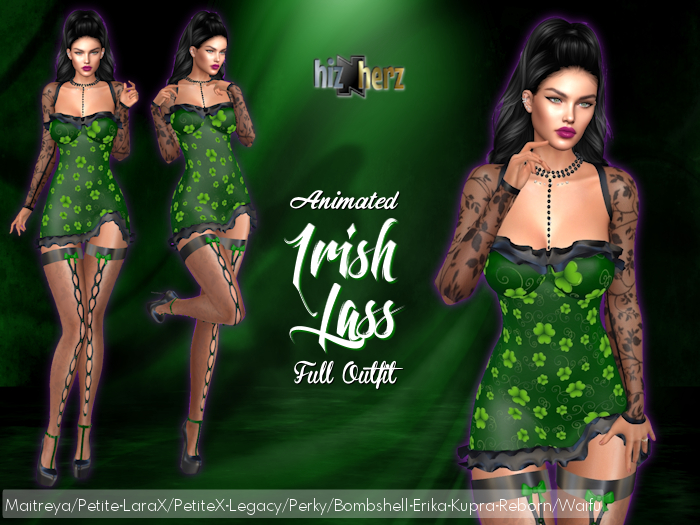 hizNherz Irish Lass Outfit (Animated)