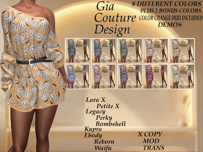 "GCD" Dorinda Belted Dress DEMOS