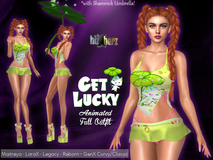 hizNherz Get Lucky Outfit (Animated)