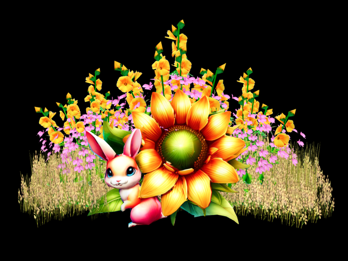 MC Easter Sunflower Bunny Patch