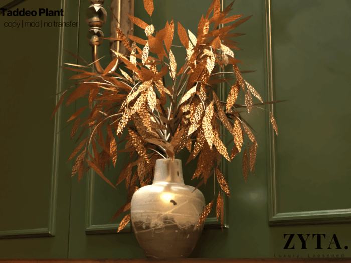 ZYTA. Taddeo Gold Plant 