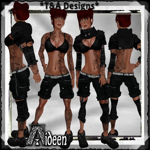 *T&A Designs* Aideen outfit boots and ears with skin tint hud lolas tango updated