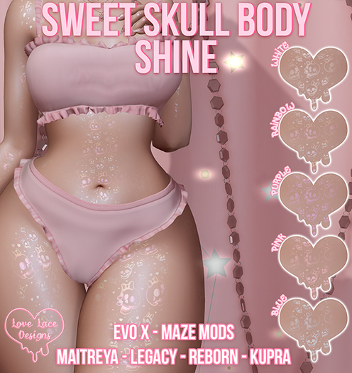 ::LL:: Sweet Skull Body Shine 