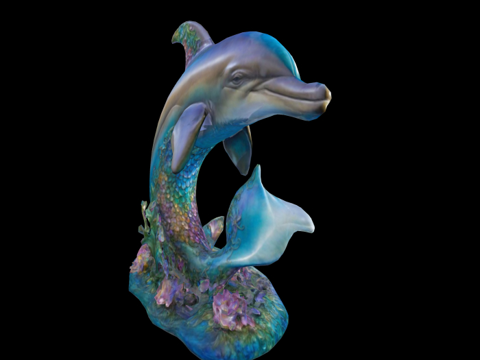 HB: Whimsy Dolphin Statue FuLL PERM