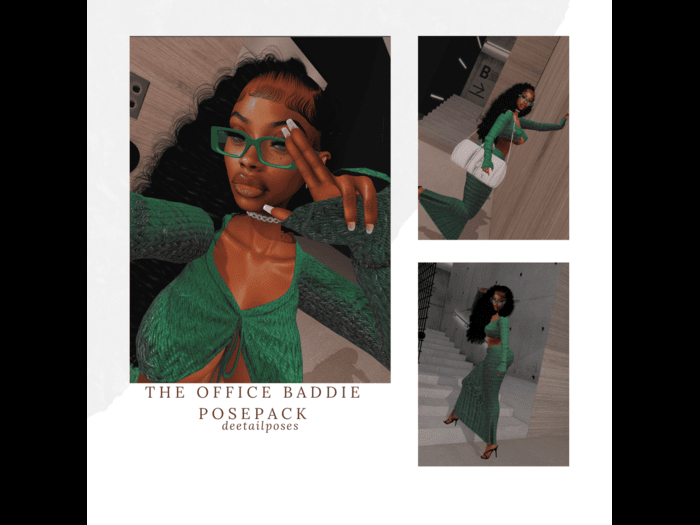 The Office Baddie Posepack