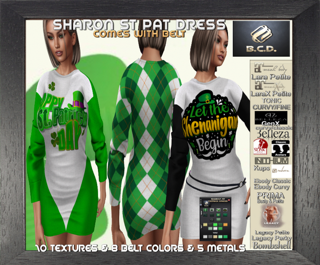 BCD Sharon St Pat Dress DEMO