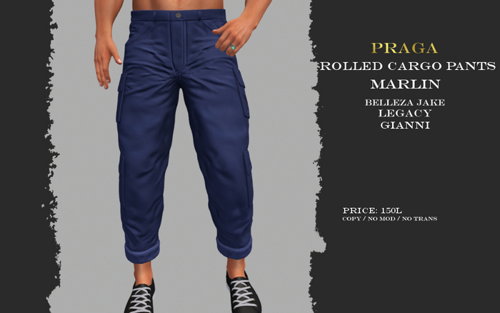 Praga Rolled Cargos - Marlin
