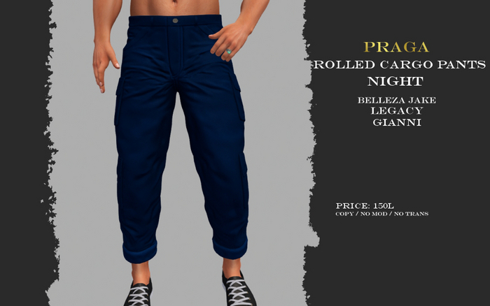 Praga Rolled Cargos - Night