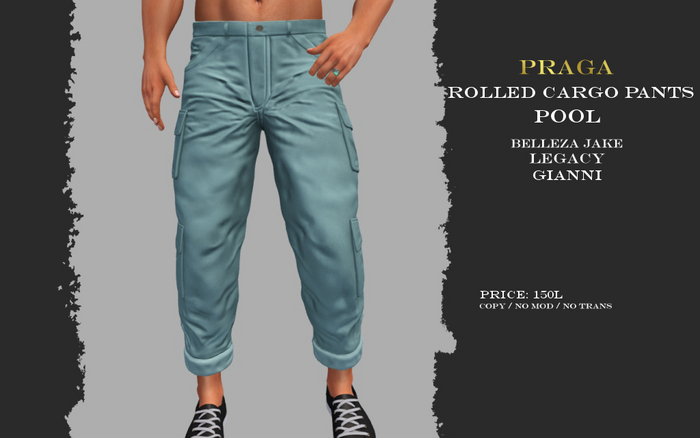 Praga Rolled Cargos - Pool