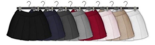 erratic / midori - skirt / neutrals set (Maitreya LaraX, Lara PetiteX / Legacy Classic + Perky / eBody Reborn) 