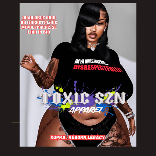TOXIC  TEE -  IM YA GIRLS (KUPRA)