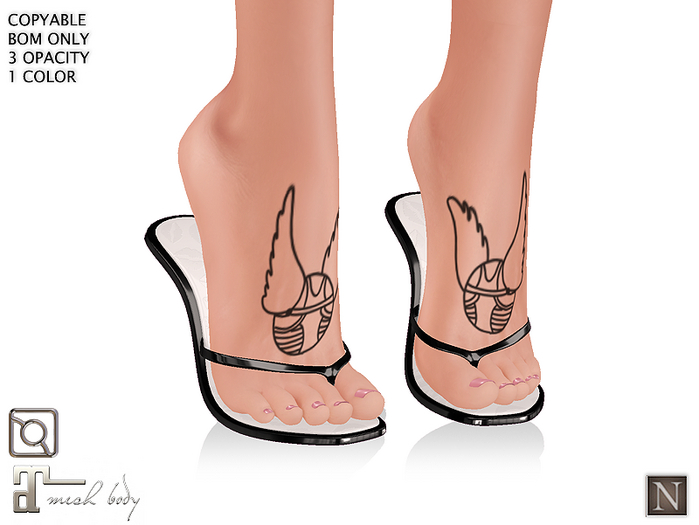 [Nerium] Foot Tattoo - HP Snitch