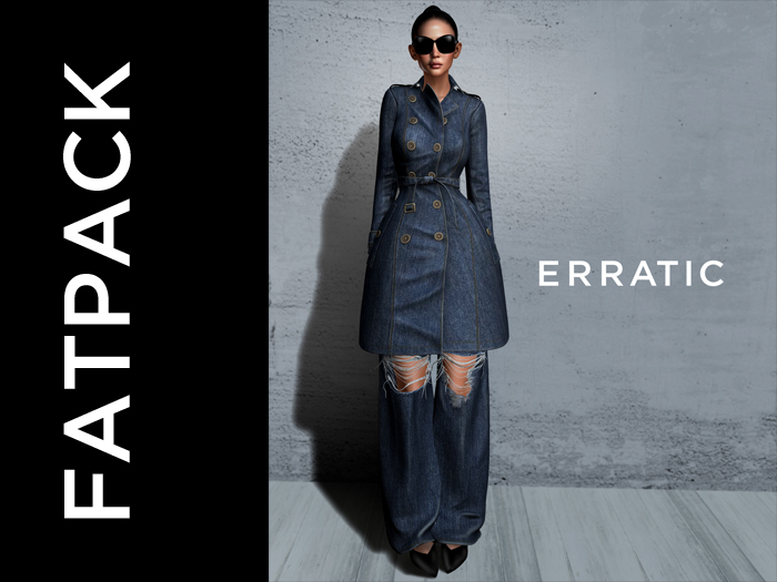 erratic / kayla - coat / FATPACK (Maitreya LaraX, Lara PetiteX / Legacy Classic + Perky / eBody Reborn) 