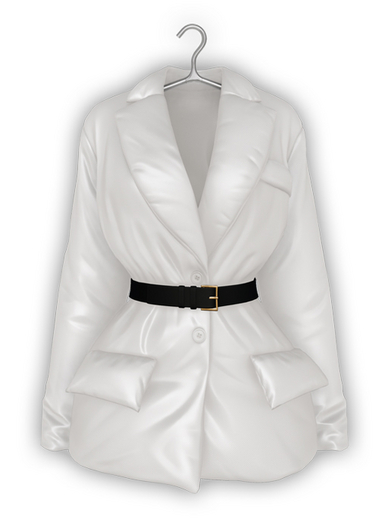 erratic / micah - puffer / white (Maitreya LaraX, Lara PetiteX / Legacy Classic + Perky / eBody Reborn) 