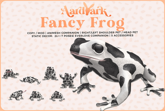 Aardvark : Fancy Frog - Spotted