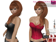 MI970053 Ladies Strapless Sweetheart Top Tight Fit Narrow Waist