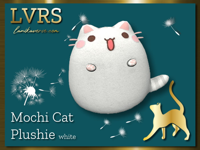 Mochi Cat Plushie White V1.0 by LVRS